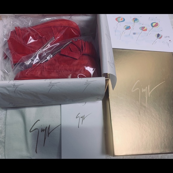 Giuseppe Zanotti Other - giuseppe zanotti NEW baby’s fringe sneakers